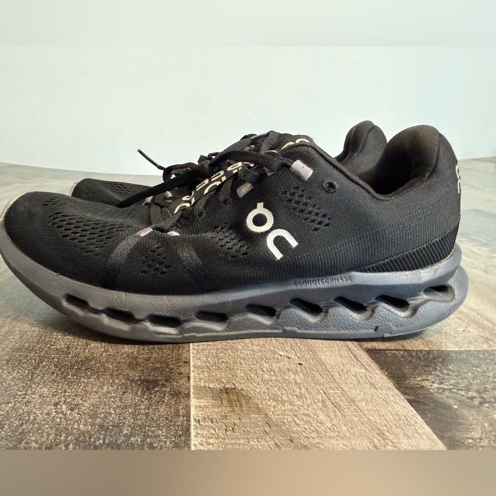 On Running Cloudtec Phase Black Running Sneakers … - image 1